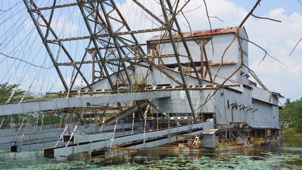 Tanjung Tualang abandoned silver mining dredge during British colonial