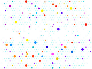 Abstract background with colorful circles. Modern texture. Geometric background