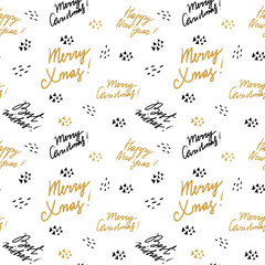 Freehand Fonts with Christmas Wishes pattern for cards, paper, banners