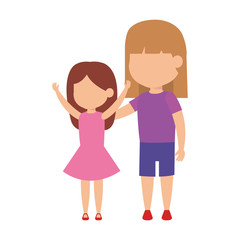 cute little girls couple