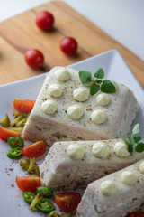 Delicious salty cake