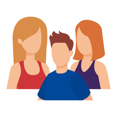 group of people characters