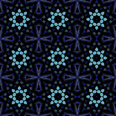 Seamless background pattern with a variety of multicolored lines.