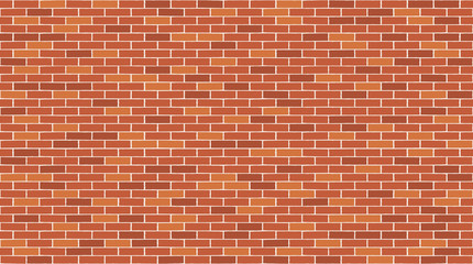 Brick wall seamless pattern. Vector background