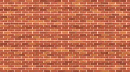 Wall murals Bricks Brick wall seamless pattern. Vector background