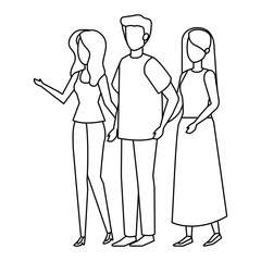 group of people characters