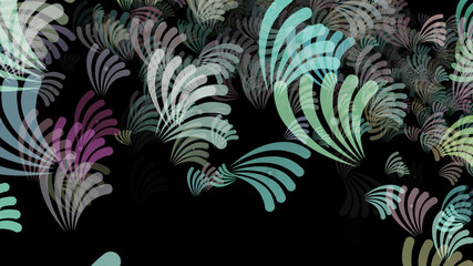 Abstract background pattern with plant matter.