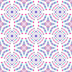 Seamless background pattern with a variety of multicolored lines.