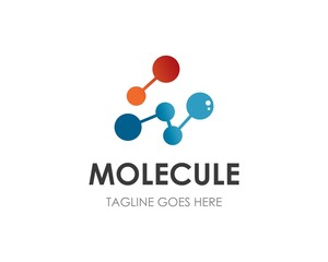 molecule logo icon vector design
