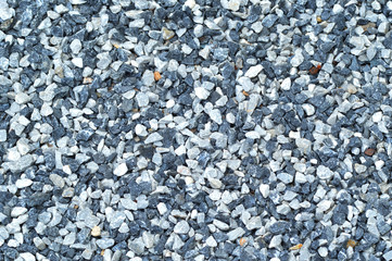 granite gravel of macadam / ground texture with scree background