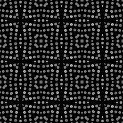 Seamless abstract pattern background with a variety of colored circles.