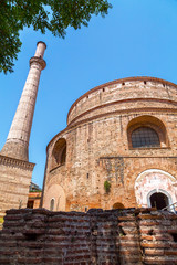 Exterior view of the Rotunda in Thessaloniki, Greece.