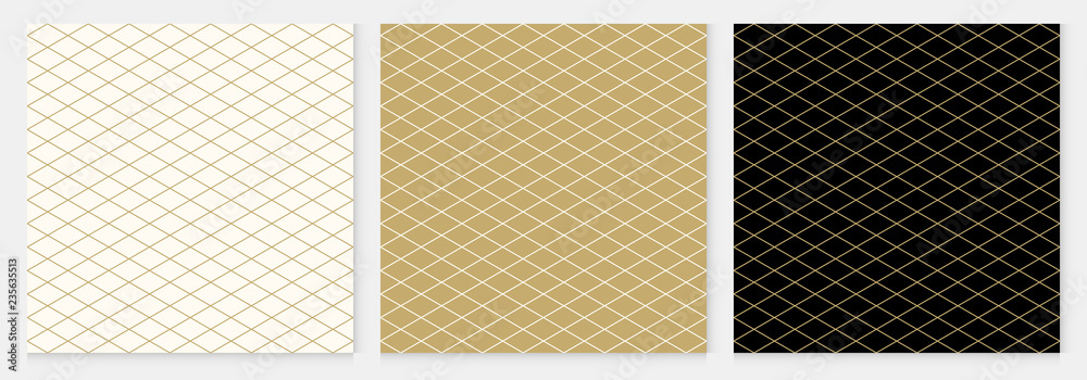 Poster background pattern seamless diamond abstract gold luxury color geometric vector.
