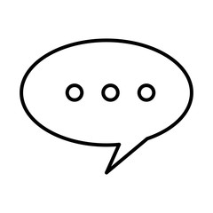 speech bubble message icon