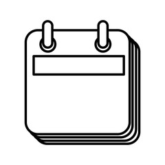 calendar reminder isolated icon