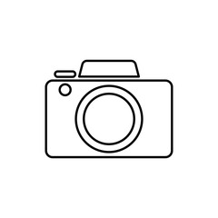 Camera icon vector illustration. 