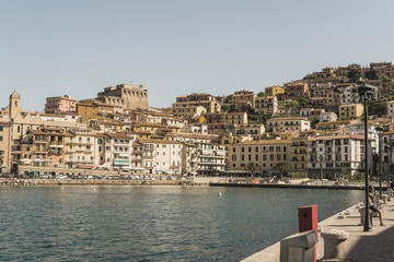 Porto Santo Stefano, Italy - landscape from the port