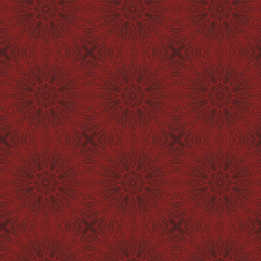 Seamless color pattern from a variety of geometric shapes.