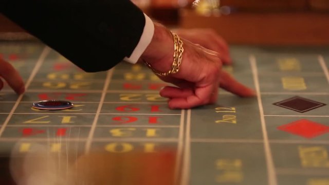 luxury and stylish interior of european casino.