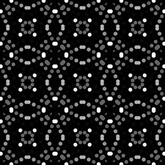 Seamless abstract pattern background with a variety of colored circles.