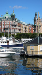 City skyline and waterfront of Stockholm, Sweden
