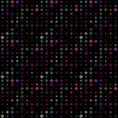 Obraz premium Abstract seamless pattern background with multicolored various rhombuses.