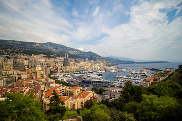 Fototapeta na wymiar Monaco Panorama