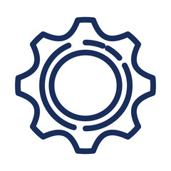 gear machinery isolated icon
