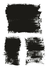 Fototapeta premium Calligraphy Paint Brush Background Mix High Detail Abstract Vector Background Set 155
