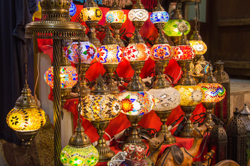 lamps in the market