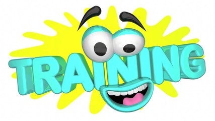 Training Learn Education Course Cartoon Face 3d Animation