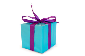 Gift box with ribbon and bow