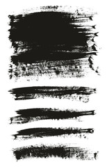 Calligraphy Paint Brush Background Mix High Detail Abstract Vector Background Set 142