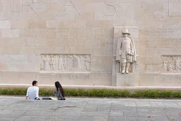 GENEVA, SWITZERLAND - october 12, 2017 : the Reformation Wall