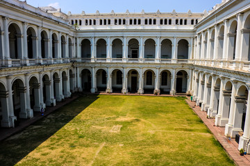 Indian Museum, Kolkata, founded by the Asiatic Society of Bengal in Kolkata (Calcutta), India, in 1814 - obrazy, fototapety, plakaty