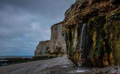 White cliffs, Normandy