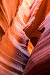 Antelope canyon sandstone textures