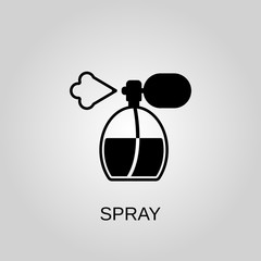 Spray icon. Spray symbol. Flat design. Stock - Vector illustration.