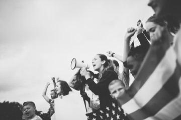 Group of American activists is protesting