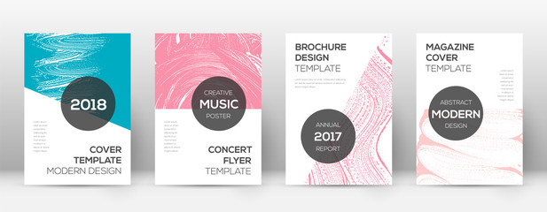 Cover page design template. Modern brochure layout
