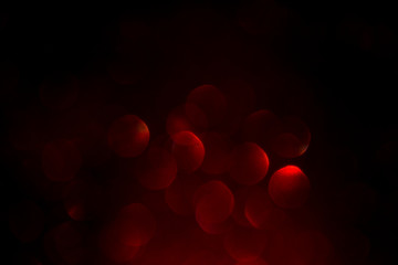 red shiny bokeh background. festival celebration background concept.