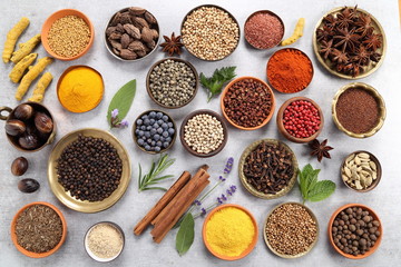 Spices and herbs.