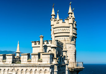 The Swallows Nest Castle near Yalta in Crimea