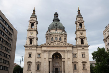 Fototapeta na wymiar the St. Stephen's Basilica, in Budapest, Hungary