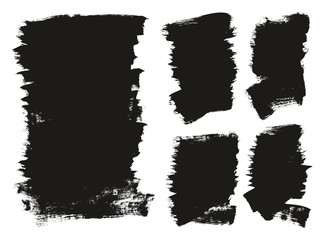 Calligraphy Paint Brush Background Mix High Detail Abstract Vector Background Set 58