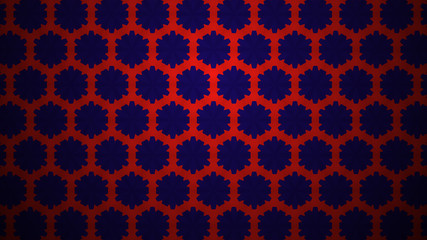 Background with a colorful, diverse cyclic pattern.