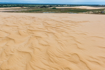 Fototapeta na wymiar Sand dunes of Lomas de Arena Regional Park, Santa Cruz, Bolivia