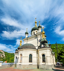 Fototapeta na wymiar The Church of Resurrection in Foros, Crimea