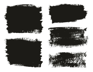 Calligraphy Paint Brush Background Mix High Detail Abstract Vector Background Set 13