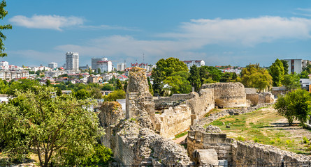 Ruins of Chersonesus, an ancient greek colony. Sevastopol, Crimea